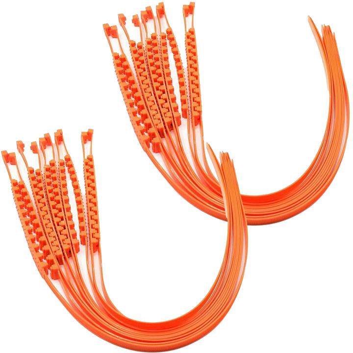 Benson Antirutsch-Bänder für Autoreifen, Anfahrhilfe, 20-tlg