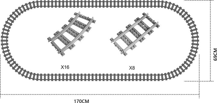 Produktbild Mould King Express Dampflokomotive