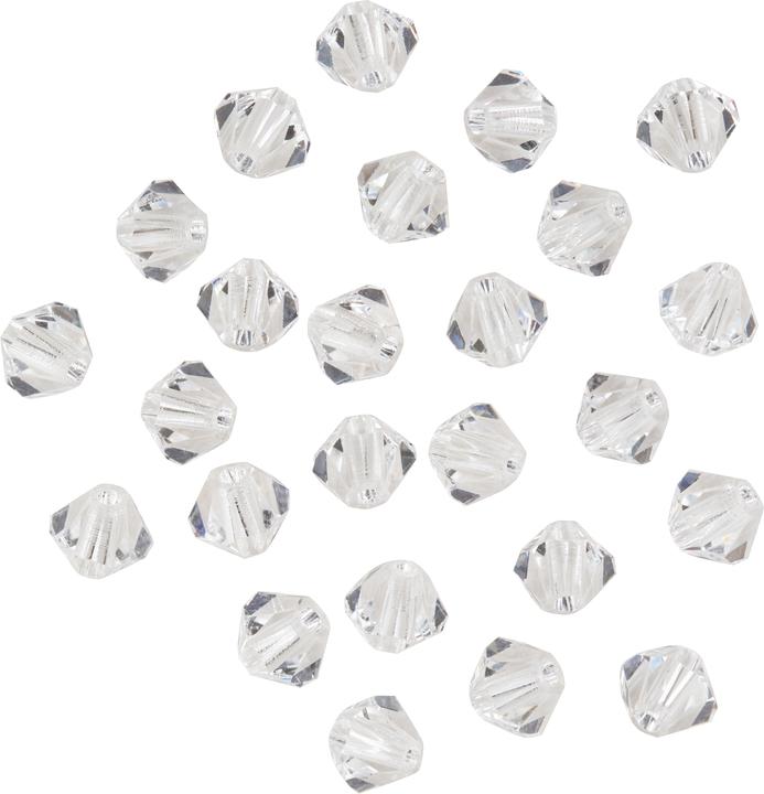 Immagine prodotto Pracht Perline glitterate in vetro, 4 mm, 25 pezzi.