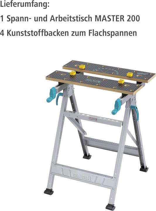 Actual product image wolfcraft Master 200 (60 cm, 120 cm)