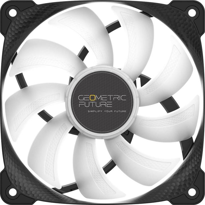 Image du produit Geometric Future Ventilateur Squama 2501B RGB, pack de 3 - 120 mm, noir (120 mm, 3x)