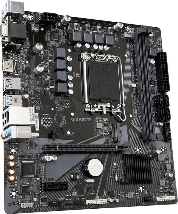 Actual product image Gigabyte H610M H V2 (LGA 1700, Intel H610 Express, mATX)