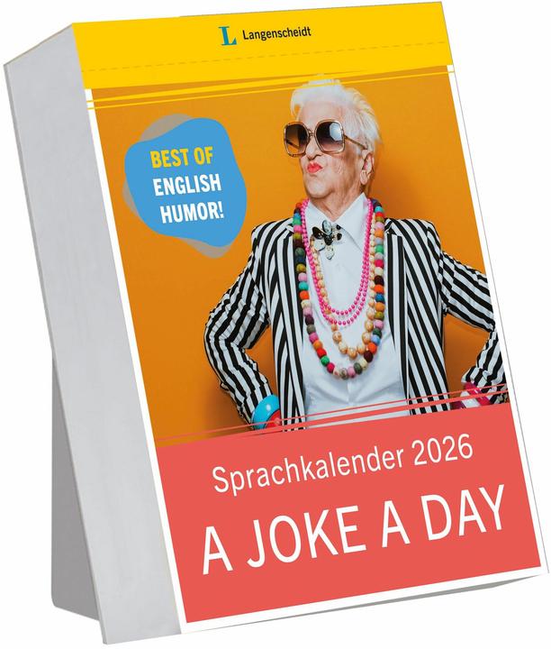 Actual product image Langenscheidt Kalender A Joke a Day 2026 (12.5 x 16 cm)