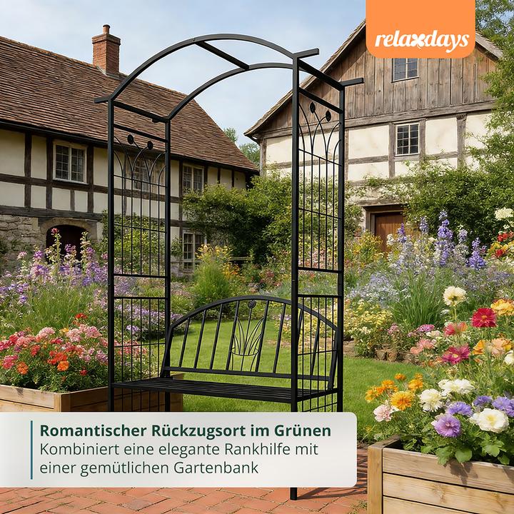 Produktbild Relaxdays Rosenbogen