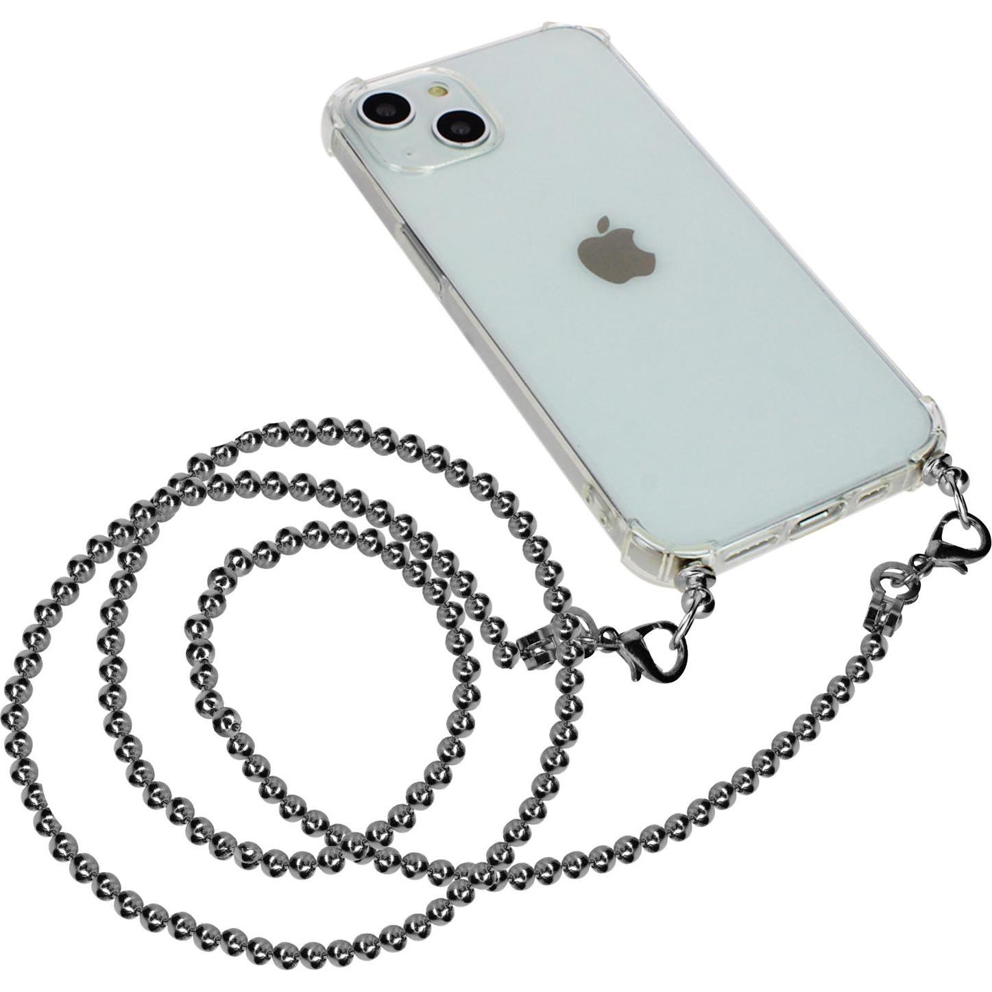 Avizar Handyschmuck, Kugelkette, 110cm, Weiteres Smartphone Zubehör, Grau