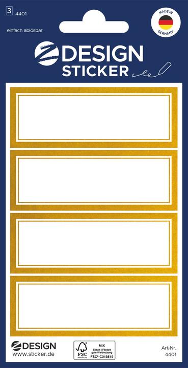 Actual product image Z-Design Stickers for labelling (12 Sticker)