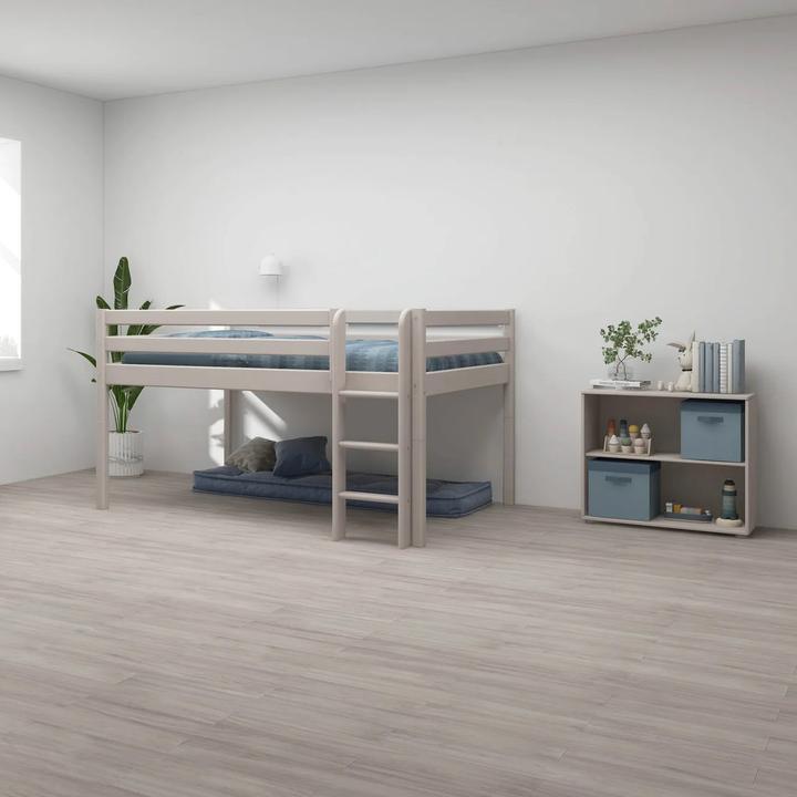 Produktbild Flexa Halbhohes Bett Classic mit gerader Leiter 140x200cm (140 x 200 cm)