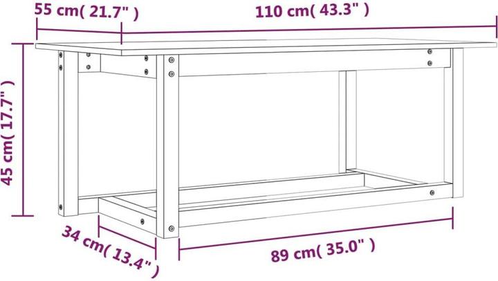 Image du produit vidaXL Couchtisch