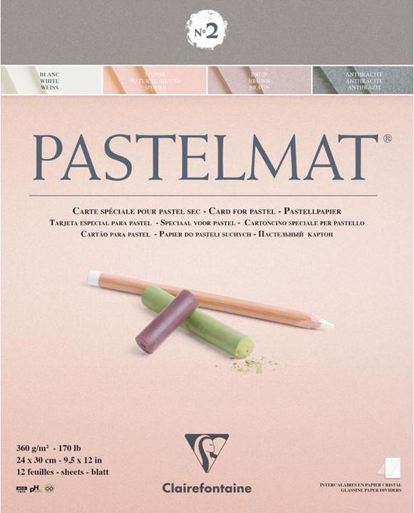 Produktbild Clairefontaine Trockene Techniken (360 g/m², 120 x)