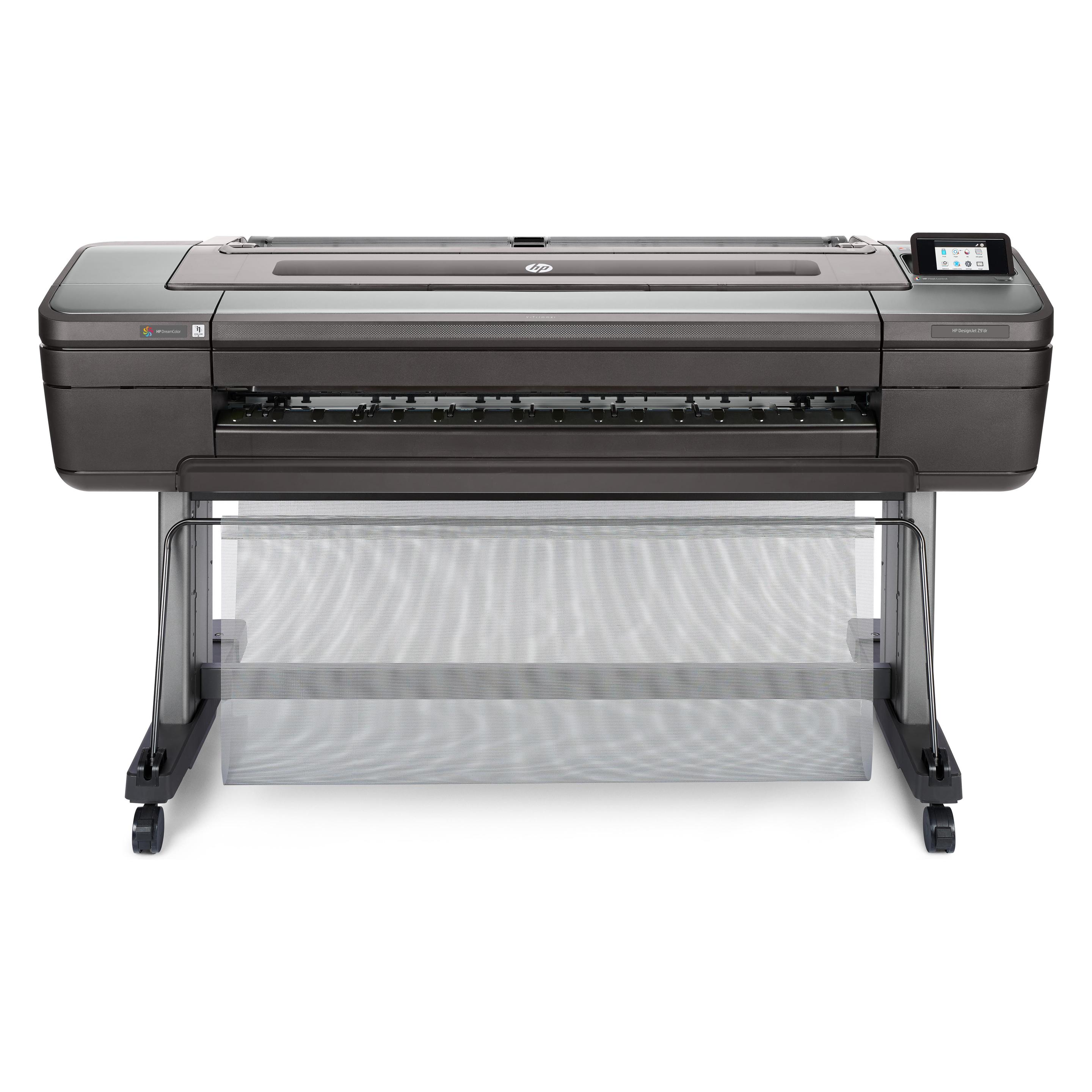 HP Z9+DR PS, 44" DesignJet (Thermodirekt), Drucker, Silber, Schwarz