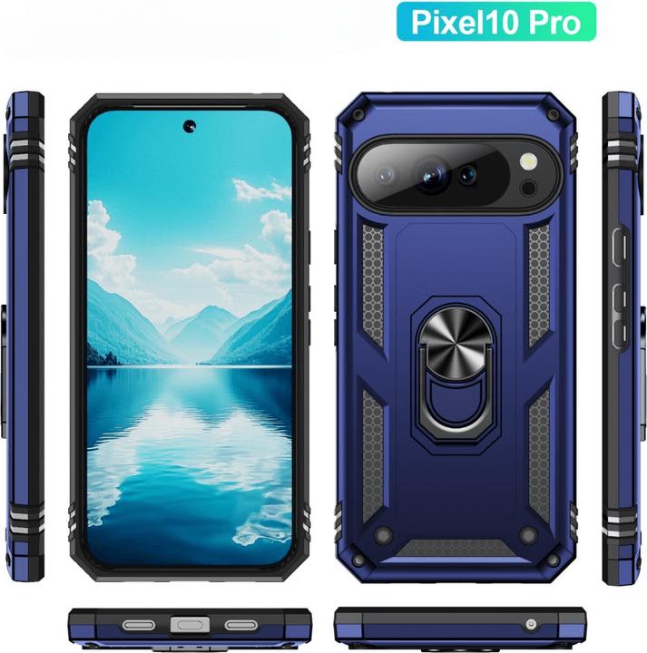 Actual product image Cover-Discount Google Pixel 10 / 10 Pro - Robustes Back Cover mit Kickstand (Google Pixel 10 Pro, Google Pixel 10)