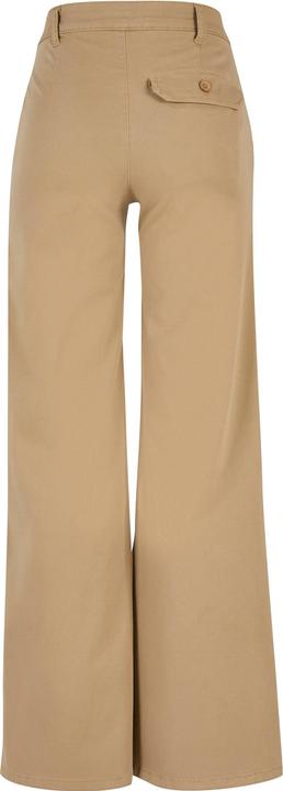 Actual product image Urban Classics Ladies High Waist Wide Leg Chino Pants (34)