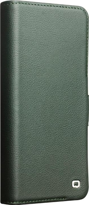 Actual product image QiAlino Flip matt cover with magnetic clasp Matt green (Samsung Galaxy S24+)