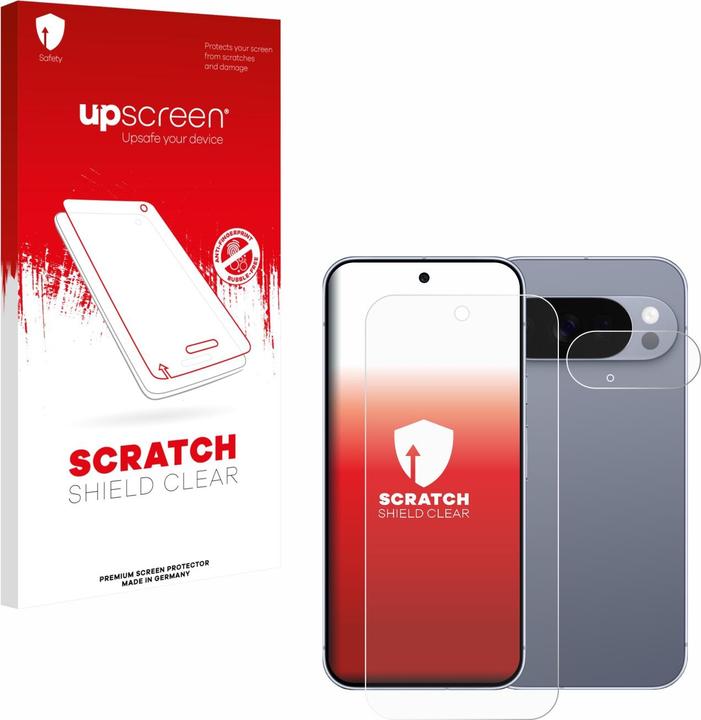Produktbild upscreen Schutzfolie für Google Pixel 10 Pro (Display+Kamera) Displayschutz Displayschutzfolie Folie Klar (1 Stück, Google Pixel 10 Pro)