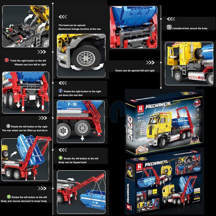 Produktbild ReoBrix 22016 - Container LKW (RC) (1918 Teile)