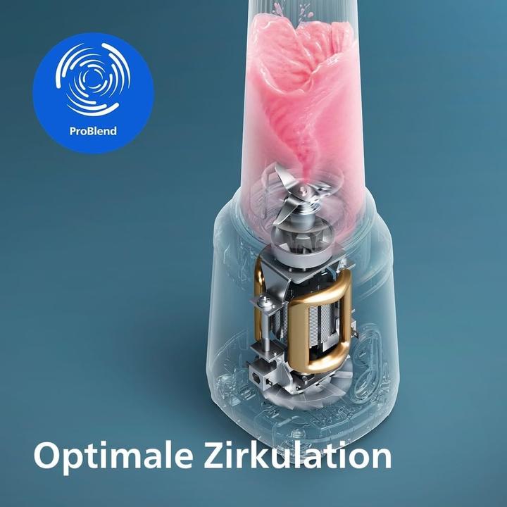 Image du produit Philips Blend & Go 3000 Smoothie Mixer mit ProBlend Technologie (350 W)