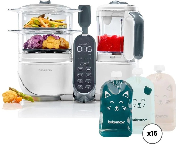Immagine prodotto Babymoov Nutribaby+ Loft con set di 15 sacchetti ISY