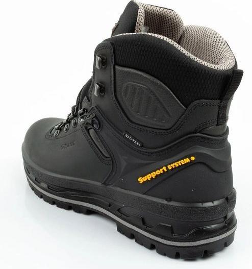 Actual product image GriSport Nero Dakar Herren-Trekkingschuhe, Leder, schwarz (44)