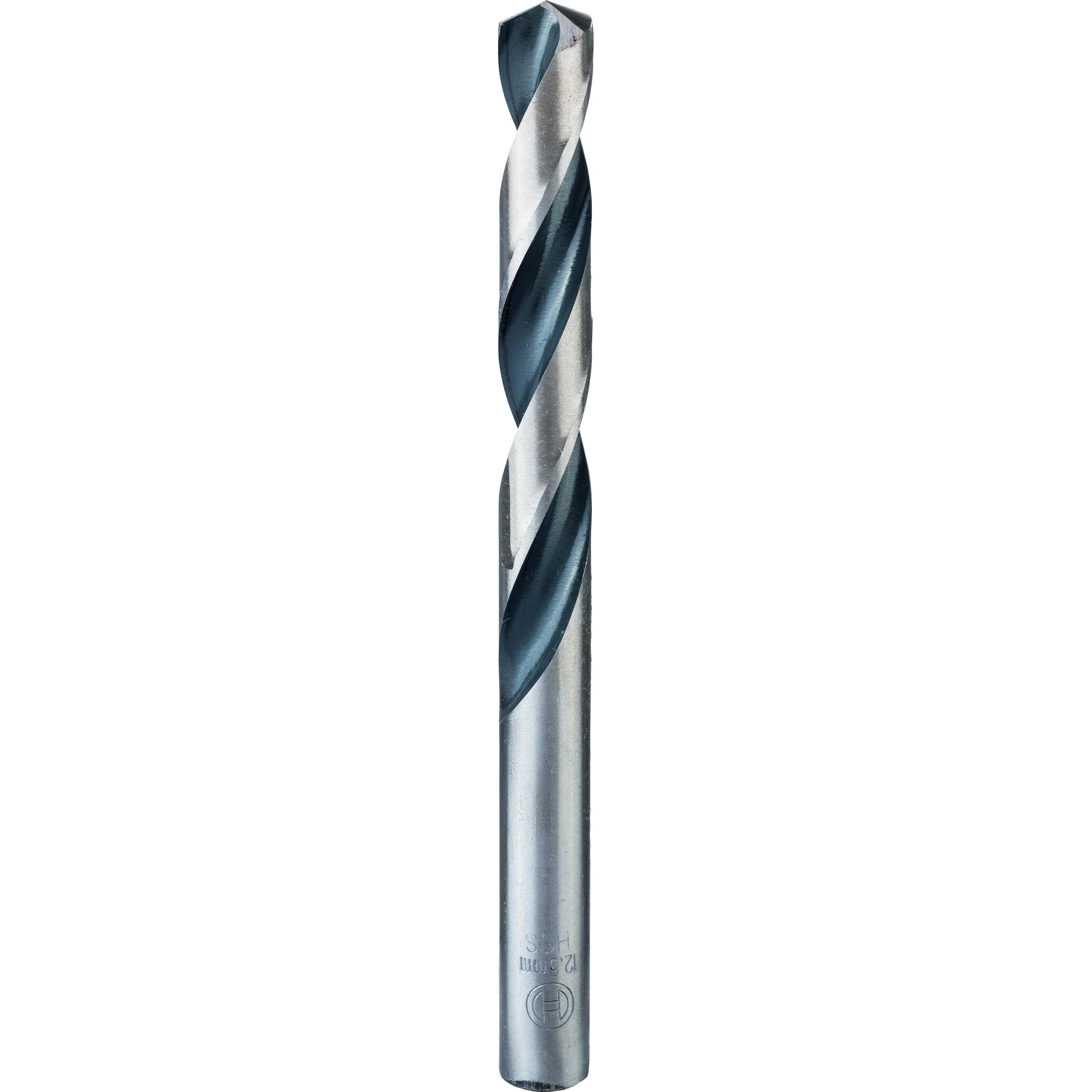 Bosch Professional Zubehör, Bohrereinsatz, Metallspiralbohrer HSS PointTeQ, DIN 338, 12,5 mm, 5er-Pack (12.5 mm)