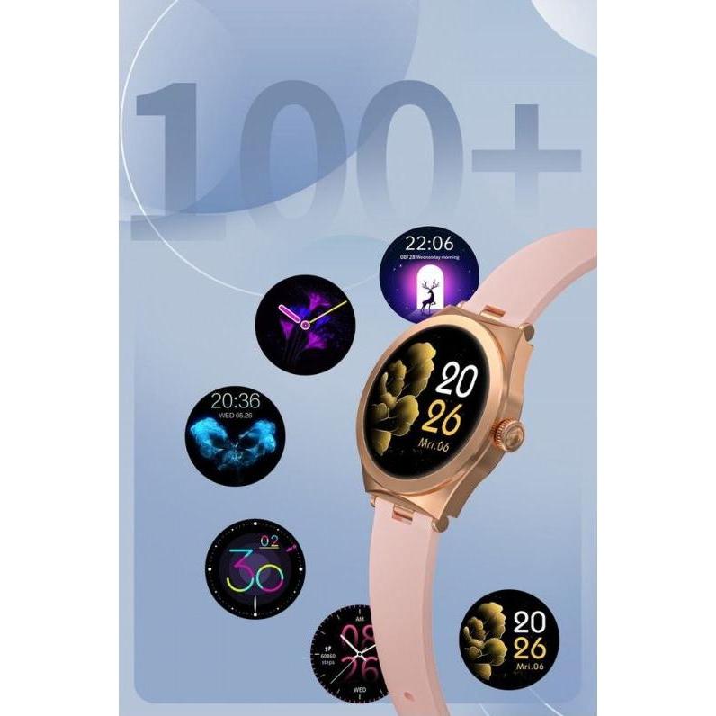Gravity Smartwatch Smartwatch Różowe Złoto Różowy GT25-2, Smartwatch