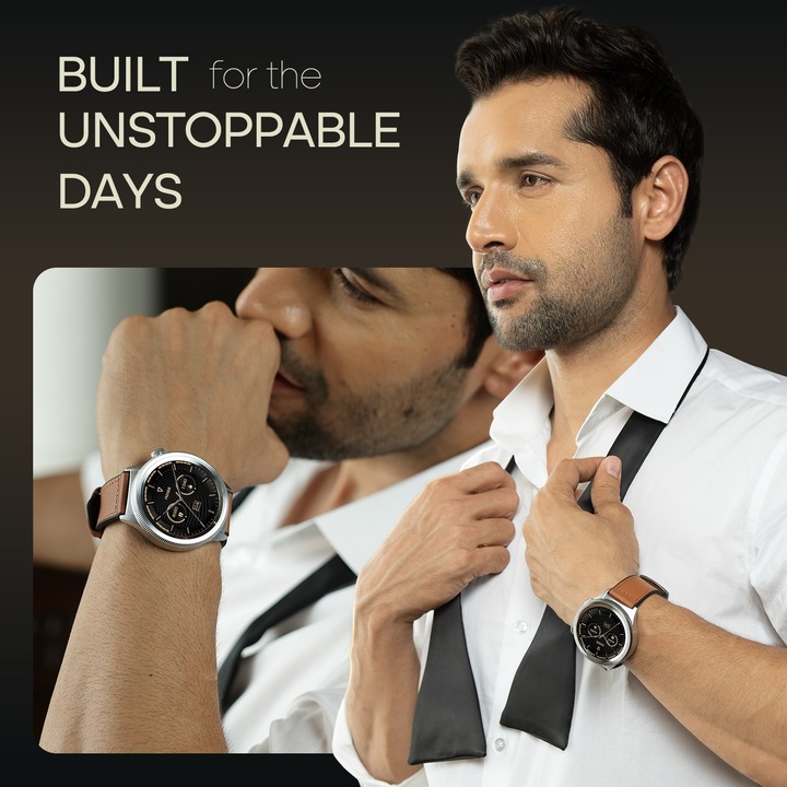 Actual product image Noise NoiseFit Halo 2 Smartwatch Elite Silver