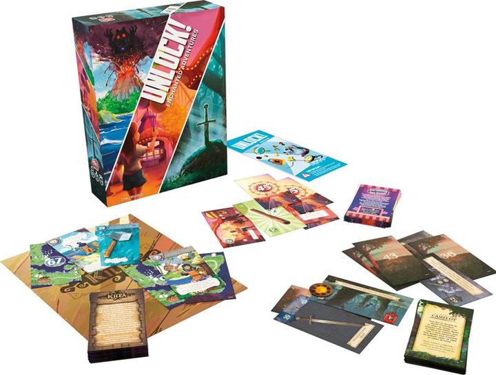 Immagine prodotto Asmodée Jeu - Unlock! : Enchanted Adventures (Francese, 1 - 5 Giocatori)