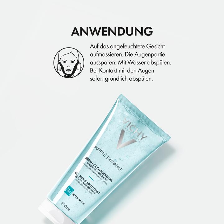 Image du produit Vichy Pureté Thermale (Lingettes nettoyantes pour le visage, 200 ml)