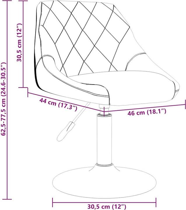 Actual product image VidaXL Bar stool