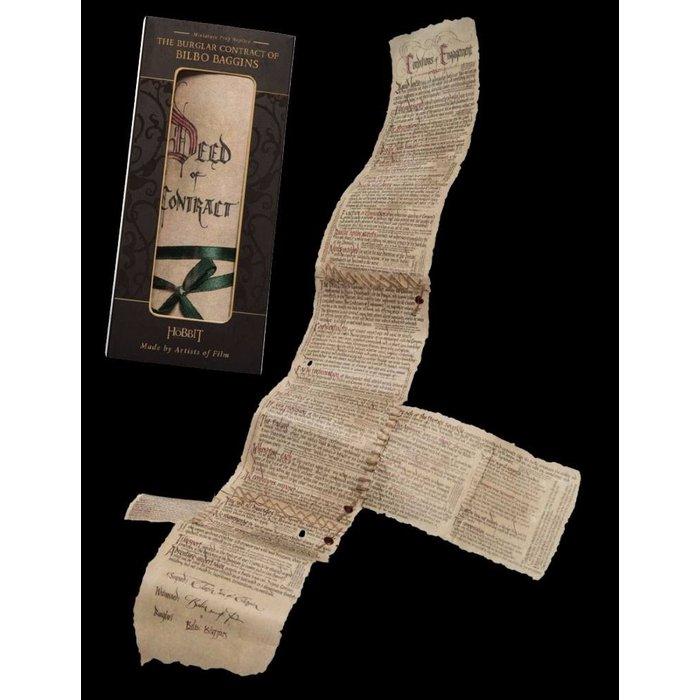 Image du produit Weta Collectibles Le Hobbit: Contrat de Bilbo