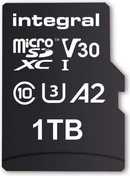 Actual product image SDXC Micro 1TB U3 V30 A2 (1000 GB, microSDXC, U3, UHS-I)