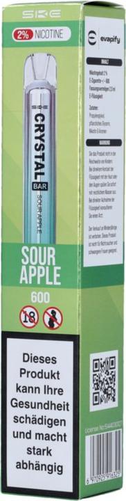Produktbild SKE Crystal on the go - Sour Apple (Frische)