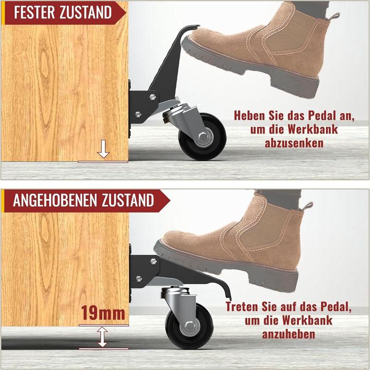 Produktbild Holkie Schwerlastrollen-Set (315 kg)