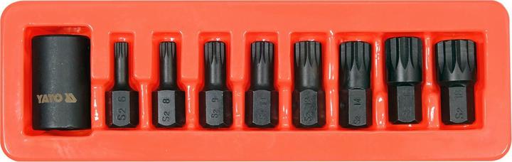 Produktbild Yato KLUCZE SPLINE UDAROWE 8 elem. 10663