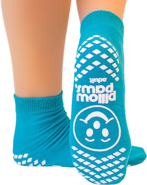 Ally Clock Chaussettes antidérapantes pour Senior - Taille 34-38 (Turquoise)