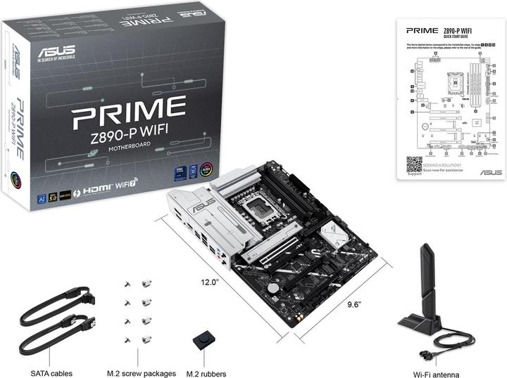 Produktbild ASUS PRIME Z890-P WIFI (LGA 1851, Intel Z890, ATX)