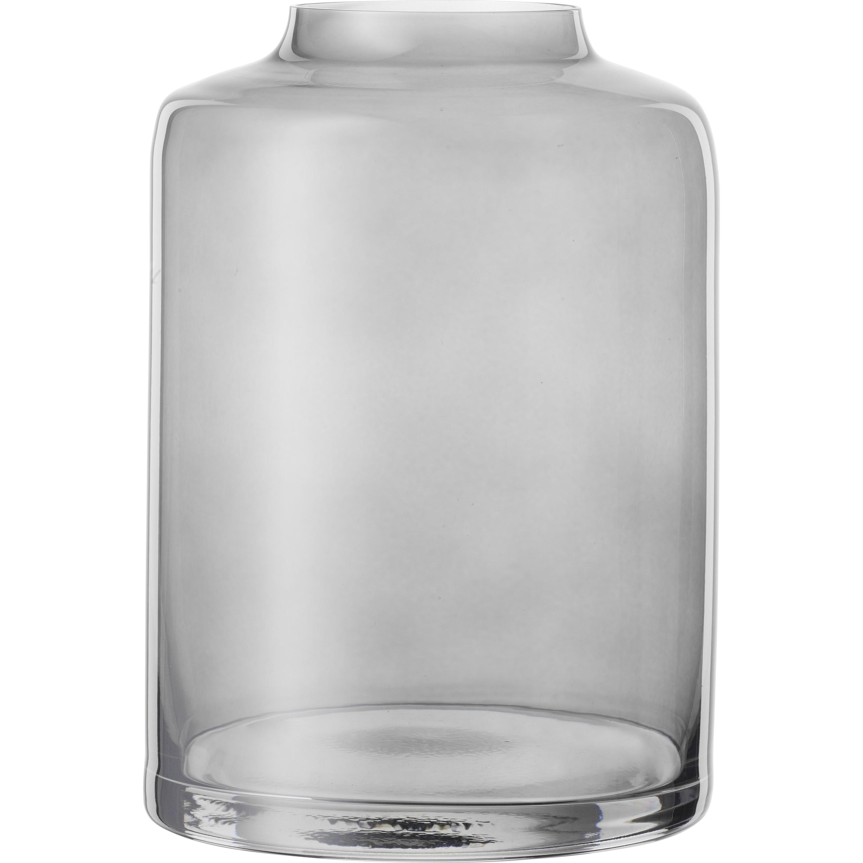 Bohemia Cristal, Vase, BOHEMIA Vase H 18cm Ø12,5 grau (1 x)