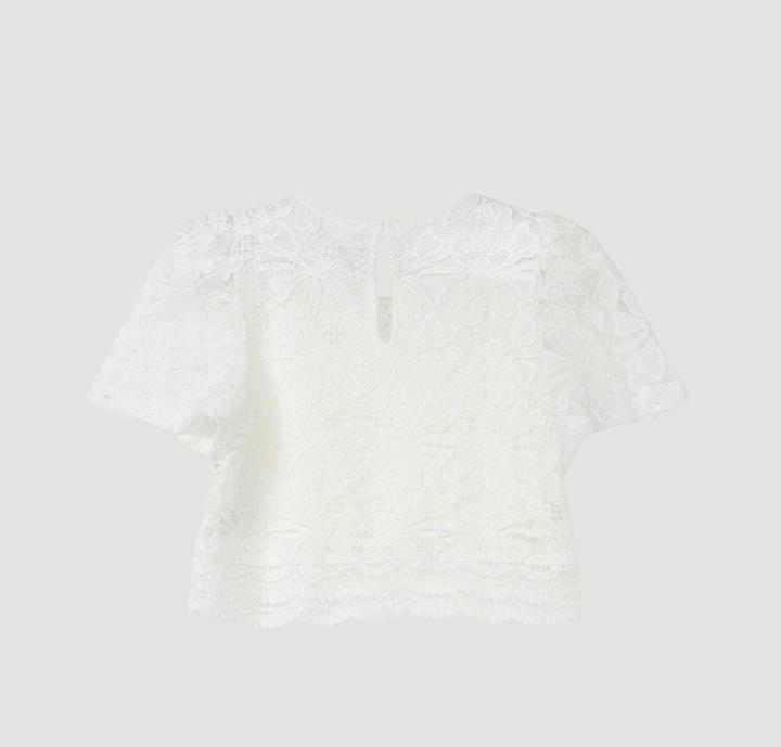 Immagine prodotto s.Oliver Bluse Spitzenbluse im Boxy Fit (146, 152)