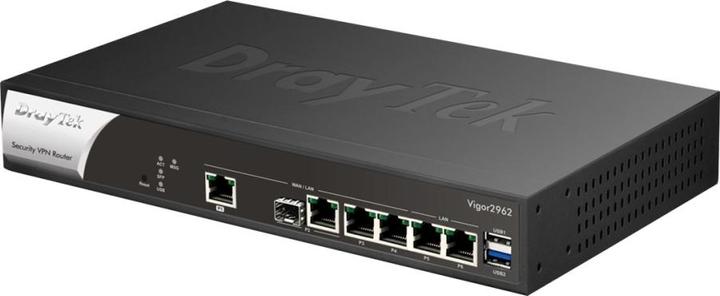 Draytek Vigor 2962 Cable Router 2.5 Gigabit Ethernet Black, White