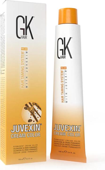 Image du produit Gk Hair Global Keratin Cream Colour Permanent Hair Dye 88 Light Brunette Blonde - 100 Ml (88 Brune claire Blonde)