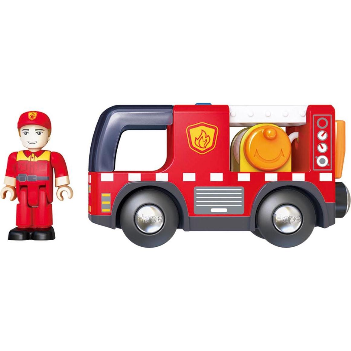 Hape Feuerwehrauto mit Sirene