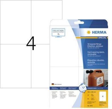 Immagine prodotto Herma Etichette per spedizioni resistenti alle intemperie A4 rimovibili