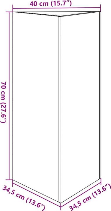 Produktbild vidaXL Pflanzkübel