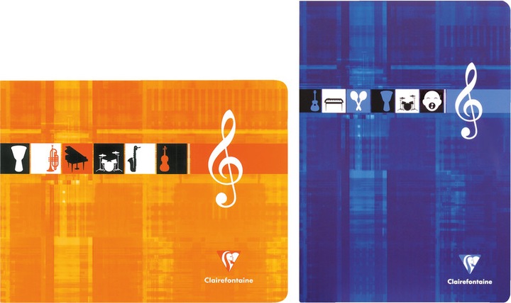 Actual product image Clairefontaine Music book (A4, Special ruling, Hardcover)