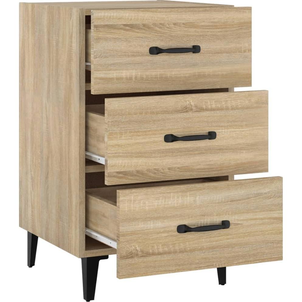 Vidaxl Braun Nachttisch, Nachttisch (40 X 40 X 66 Cm)