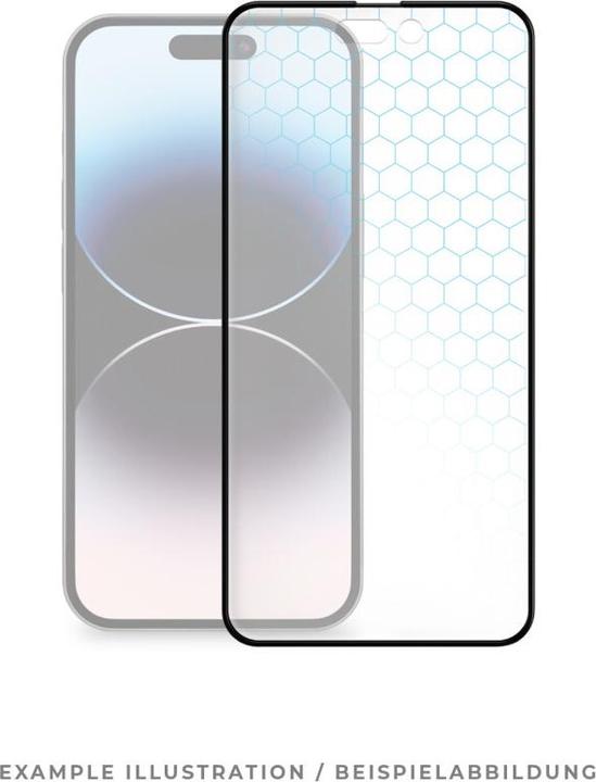 Actual product image prio 3D Anti-Scratch Screen Protector Glass for 15 Plus (6.7 inch) black (1 Piece, Apple iPhone 15 Plus)