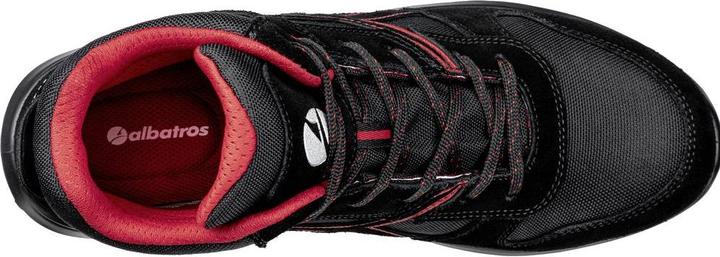 Image du produit Albatros CLIFTON MID SRC 638700210000046 Bottes de sécurité S3 Taille (UE) : 46 Noir, Rouge 1 (S3, 46)