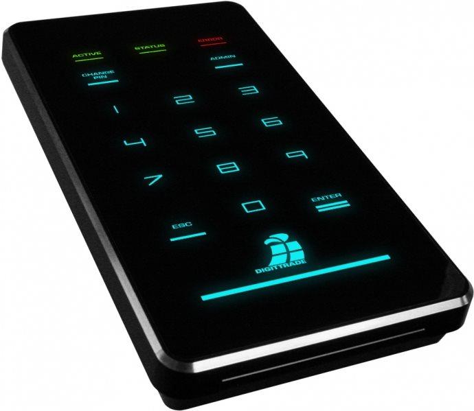 Produktbild Digittrade HS256 S3 500GB SSD AES 256bit Full Disk Datenverschluesselung externe High Security Festplatte 6,... (500 GB)