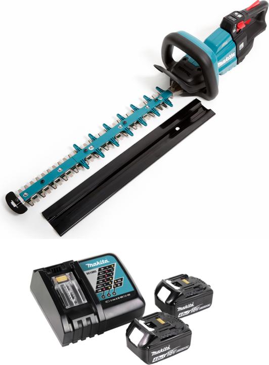 Produktbild Makita DUH 502 RM Akku Heckenschere 18V 50cm + 2x Akku 4,0Ah + Ladegerät (Akkubetrieb)