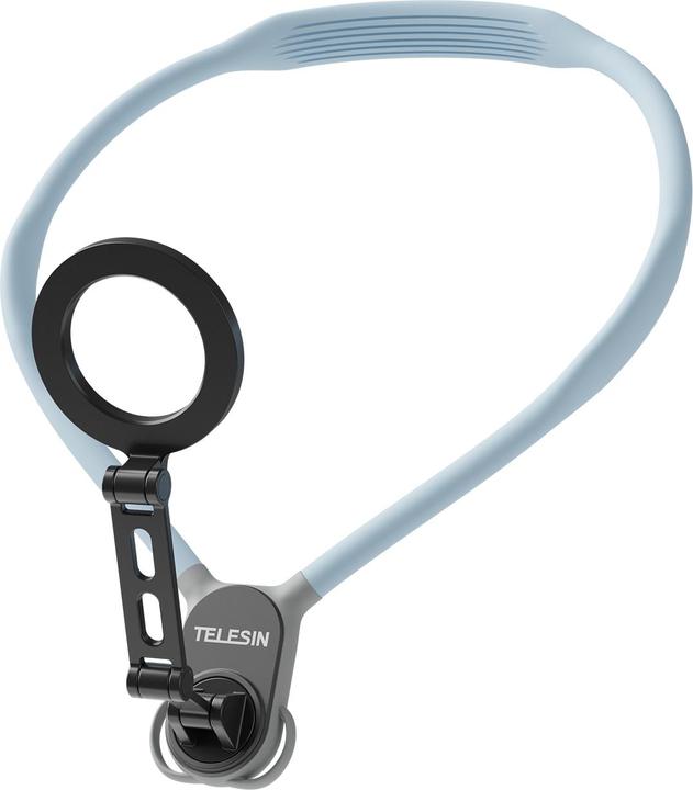 Image du produit Telesin magnetic neck mount for mobilephone-Max Version(Light blue)