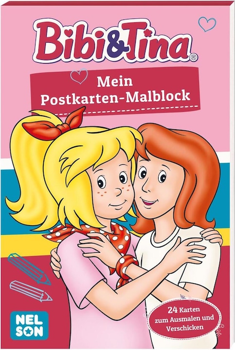 Productafbeelding Bibi & Tina: Mijn kleurplaat voor ansichtkaarten